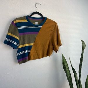 Crop top - two tone size S